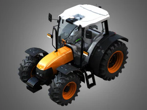 st max 105 tractor 3D Model