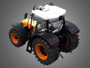 st max 105 tractor 3D Model