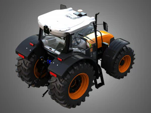 st max 105 tractor 3D Model