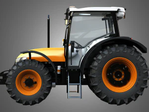 st max 105 tractor 3D Model