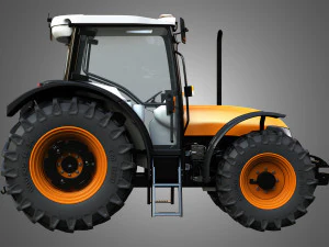 st max 105 tractor 3D Model