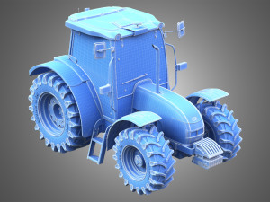 st max 105 tractor 3D मॉडल