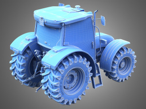 st max 105 tractor 3D मॉडल
