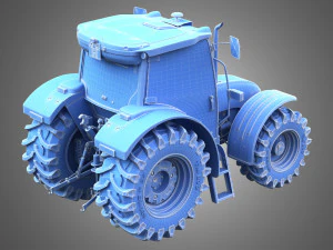 st max 105 tractor 3D Model