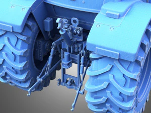 st max 105 tractor 3D Model