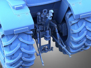 st max 105 tractor 3D Model