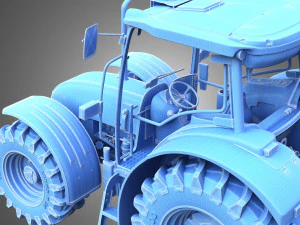 st max 105 tractor 3D Model