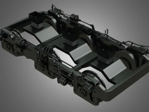 locomotive trucks - hiad truck 3D Model