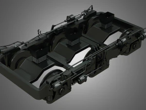 locomotive trucks - hiad truck 3D Model