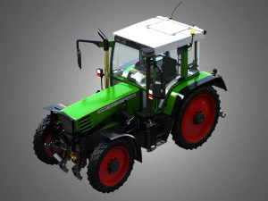 favorit 511c farming vehicle 3D Model