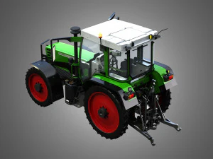favorit 511c farming vehicle 3D Model