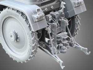 favorit 511c farming vehicle 3D Model