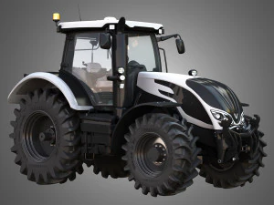 S series tractor 3D Model