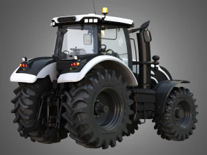 S series tractor 3D Model