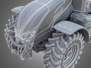S series tractor Modelo 3D