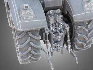 S series tractor Modelo 3D