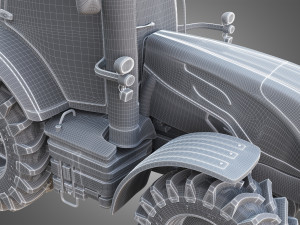 S series tractor Modelo 3D
