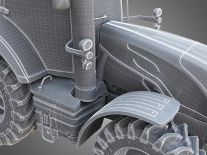 S series tractor 3D Model