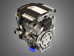 twin turbo - v6 - full engine parts 3D-Modell