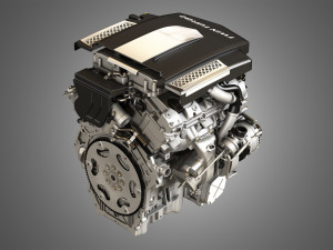 twin turbo - v6 - full engine parts 3D-Modell