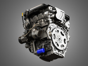 twin turbo - v6 - full engine parts 3D-Modell