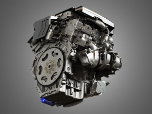 twin turbo - v6 - full engine parts 3D-Modell