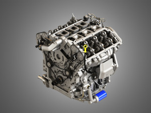 twin turbo - v6 - full engine parts 3D-Modell