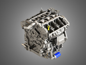 twin turbo - v6 - full engine parts 3D-Modell