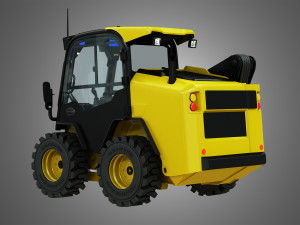 jcb skid steer loader 3D Model