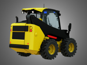 jcb skid steer loader 3D Model