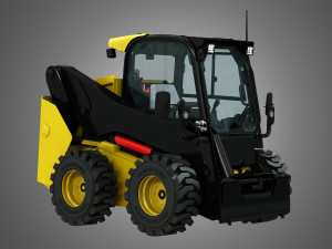 jcb skid steer loader 3D Model