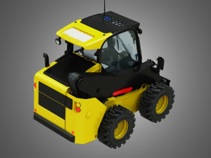 jcb skid steer loader 3D Model