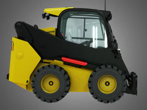 JCB-Kompaktlader 3D Modell