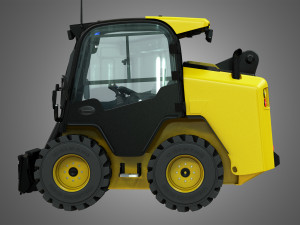 jcb skid steer loader 3D Model