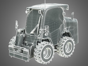 jcb skid steer loader 3D Model