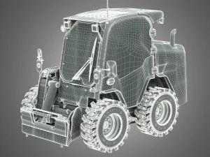 JCB-Kompaktlader 3D Modell