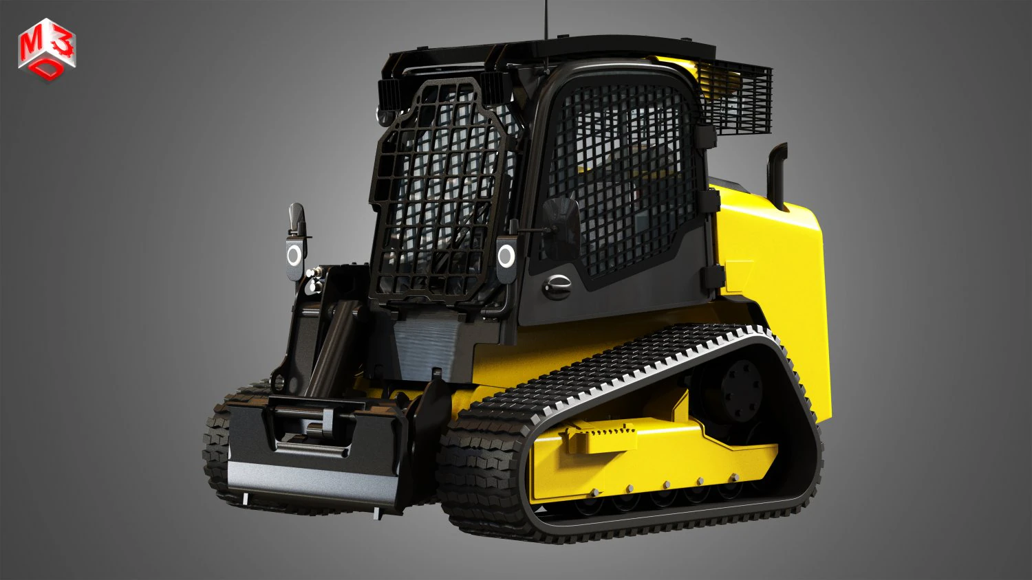 jcb skid steer loader 325t 3D Model .c4d .max .obj .3ds .fbx .stl .blend 