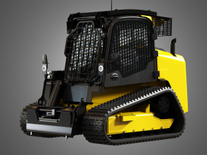 jcb skid steer loader 325t 3D Model