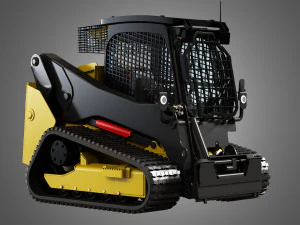 jcb skid steer loader 325t 3D Model