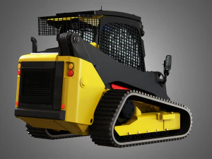 jcb skid steer loader 325t 3D Model