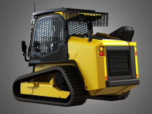 jcb skid steer loader 325t 3D Model