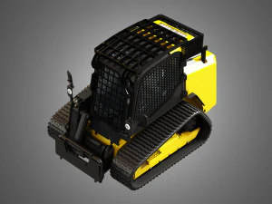 jcb skid steer loader 325t 3D Model