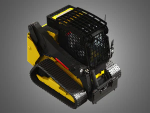 jcb skid steer loader 325t 3D Model