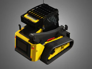 jcb skid steer loader 325t 3D Model