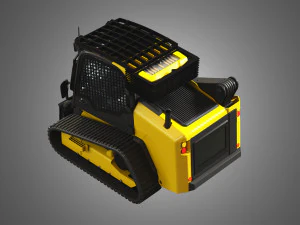 jcb skid steer loader 325t 3D Model
