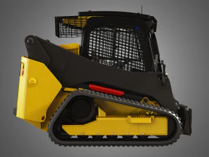 jcb skid steer loader 325t 3D Model