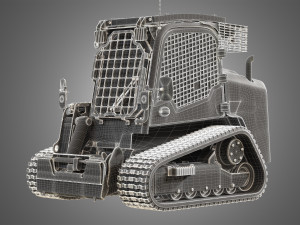 jcb skid steer loader 325t 3D 모델