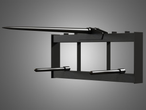 bale fork - spare part for jcb skid steer loader 3D Model
