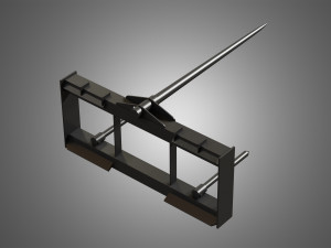 bale fork - spare part for jcb skid steer loader 3Dモデル