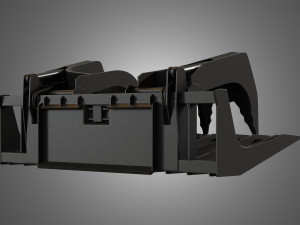log fork - spare part for jcb skid steer loader 3Dモデル